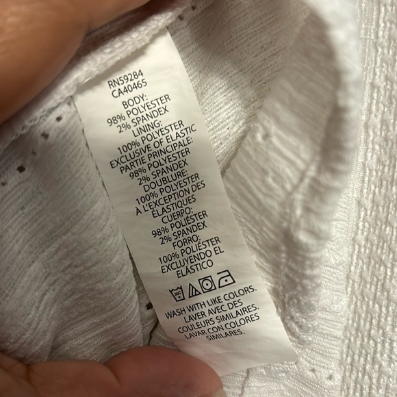 Sugar & Jade Girls white cap sleeve eyelet dress - Picture 6 of 7